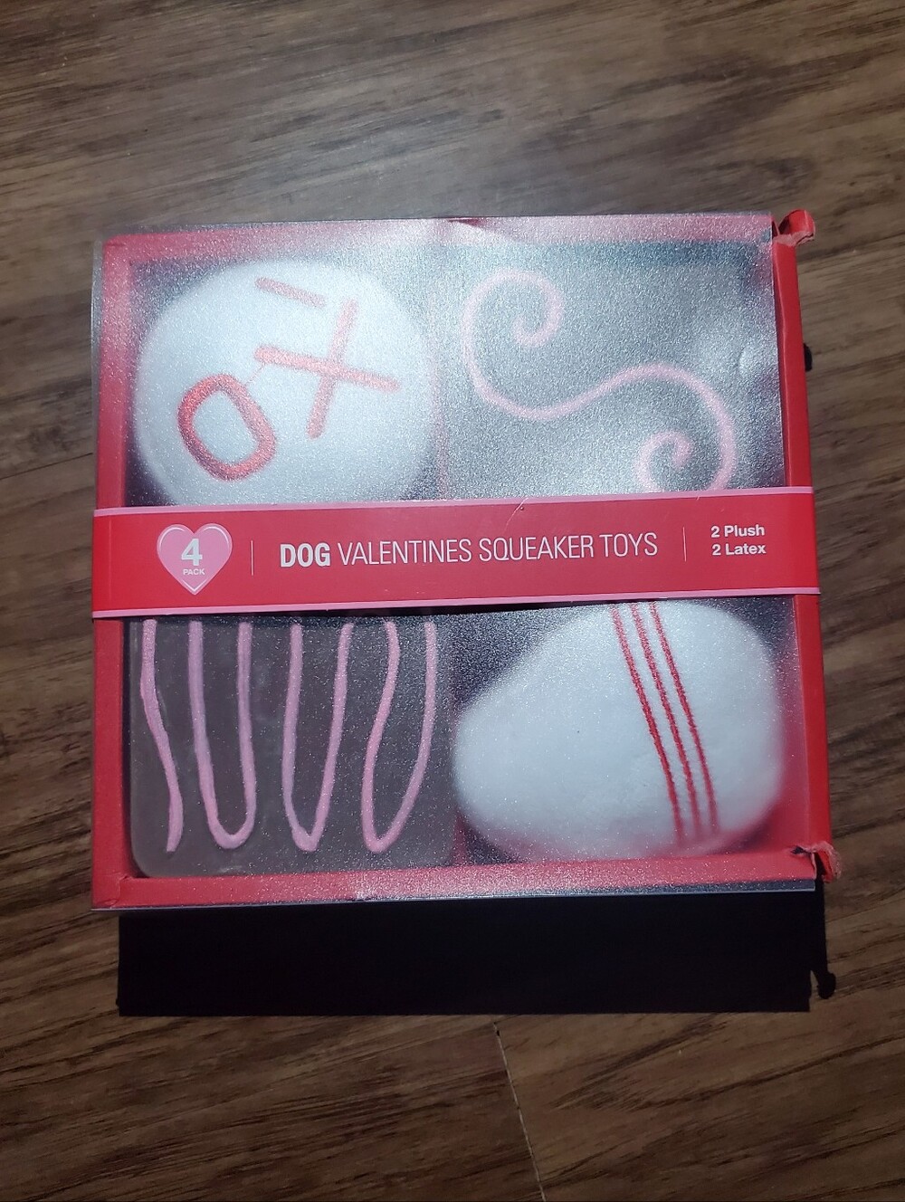 Dog Valentine Squeaker Toys